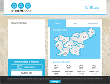 Tablet Screenshot of e-vreme.com